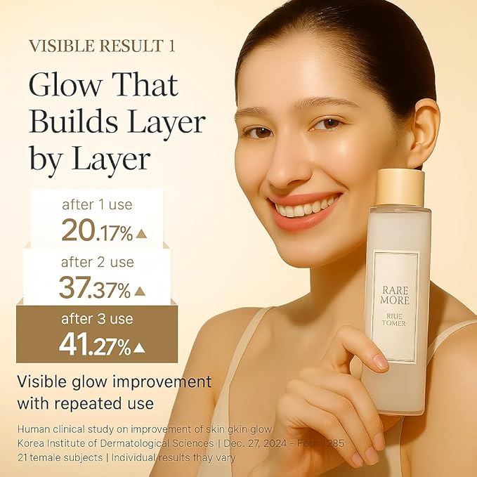 EXOTIQLIFE Rice Toner - Brightening Korean Milky Rice Toner with Niacinamide for Glass Skin